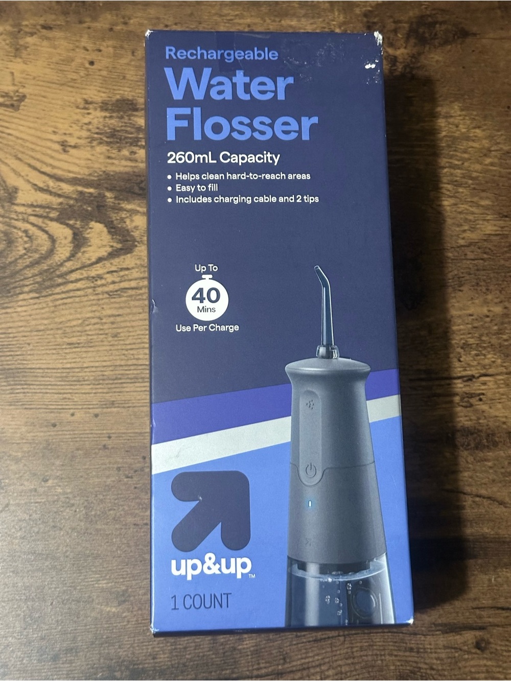 up&up Rechargeable Water Flosser New Without Tag